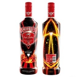 This summer, Smirnoff Red creates the event in collaboration with Vitalic, the French artist of the electro scene, to revamp its famous bottle.