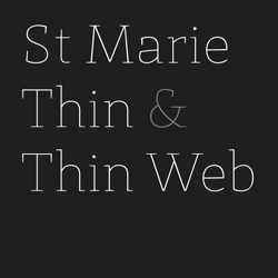 St Marie Thin. A very good font and the web font for free download.