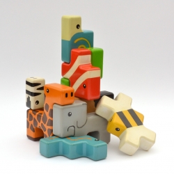 Animal Stackers is a new kind of building block for boys and girls. These wooden blocks are designed to transcend divisive gender boundaries and encourage children to play together.