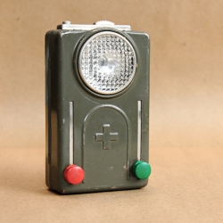 The Swiss Army Vintage  Flashlight is loaded with character and retro appeal. As an actual army issue flashlight, it's made with a steel case and has a setting for Morse code.