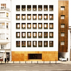 The Square Nine Hotel by Isay Weinfeld in Belgrade, Serbia.