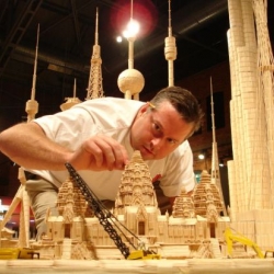 Toothpicks become the soul of world’s most recognizable architecture replicas by Stan Munro.
