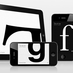 The TypeClock app by Dong Yoon Park is perfect for type lovers!