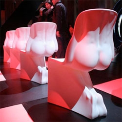 'her' chairs, produced by casamania by frezza, 2008 - fresh from design week in milan... designboom covers the Fabio Novembre opening