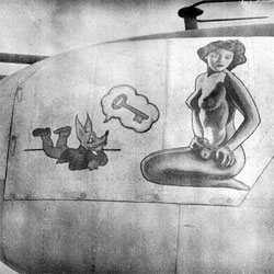 WWII Aerography on Planes Photoset