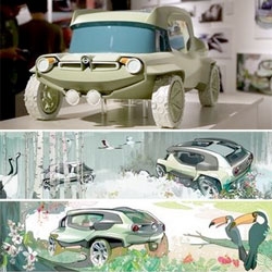 Nice peek into the car grad show projects by Kimberly Wu, i'm smitten with her illustration/paintings (as well as design!)