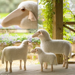 Awesome toy sheep stool! and equally brilliant as those eyes... so looking down on you, yet so hilarious... 