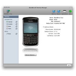Blackberry for the Mac! About time? Coming in sept...