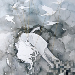 Kelly McKernan is a budding artist in the Atlanta, GA area and this is her piece entitled "Suspension".