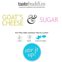 Tastebuddi.es - flavour combination inspiration and a mission to find the best unusual sweet/savory flavour combinations