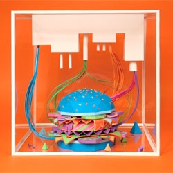 The Future of Food. Great paper sculpture by Zim and Zou for the cover of Icon Magazine.
