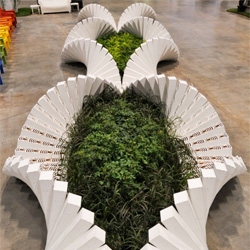 Interesting garden designed by asensio_mah in collaboration with students from the Harvard Graduate School of Design and presented at the 2012 Canada Blooms garden show in Toronto.