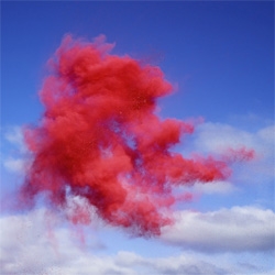 The Paint Pigment Photograph Series by Rob and Nick Carter. This is Napthol Vermillion.