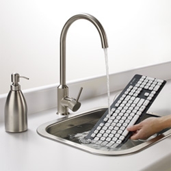 The new Logitech washable keyboard. No more excuses for a dirty keyboard.