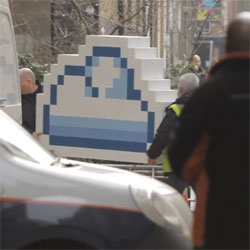 Over the weekend, London's Brick Lane was transformed into 8 bit lane to promote the blu-ray release of Wreck-It-Ralph.