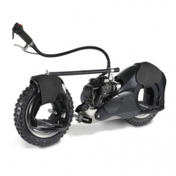 The 20 MPH Motorized Wheelrider, a motorized wheelboard that turns like a skateboard.