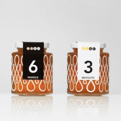 Doce Cielos Traditional handcrafted honey-based products packaging by Anagrama