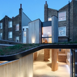 De Beauvoir Road, a beautiful modern conversion of a Victorian terraced house in Hackney, London by Scott Architects.