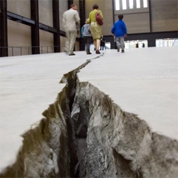 Doris Salcedo’s Shibboleth at the Tate Modern literally breaks through the ground of the museum to make you take notice 