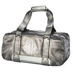 Puma's Urban Mobility range teaming up with the Serpentine gallery = a $1400 instant art gallery filled with artists goodies, and this gorgeous shiny brainy bag