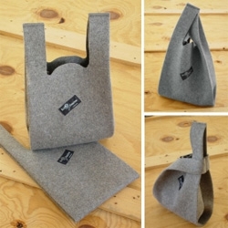 Another variation for reusable bags ~ go felt with Illu Stration