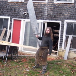 Michael Craughwell makes the world's biggest swords. Don't Panic contacted him to find out more. Interesting dude... 