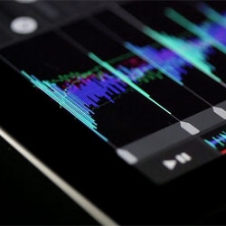 Samplr, an app for the ipad that takes full advantage of the touch feature, allowing you to make music and play with sound by touching it with your fingers.