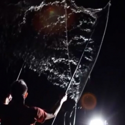Mesmerizing video of giant bubbles popping from Shanks FX for PBS.