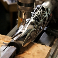 Making of the Queen's Baton for the XX Commonwealth. Great behind the scenes photos of the baton designed by 4c Design.
