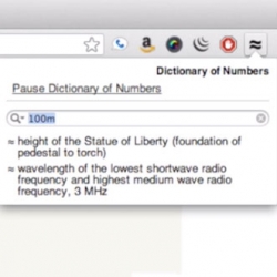 Google's Dictionary of Numbers helps make seemingly abstract numbers more tangible.
