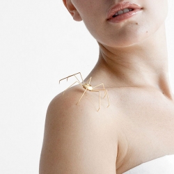 Beautiful beast, an unusual spider-like accessory from Martín Azúa that creates temporary piercings while worn.