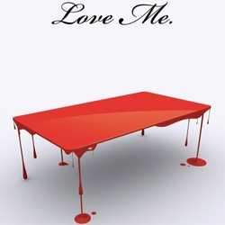 "Paint Or Die But Love Me", a great table concept by french designer John Nouanesing.