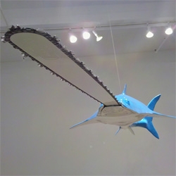 Awesome sculpture by Nao Matsumoto at the 4 - hpgrp gallery in NYC.