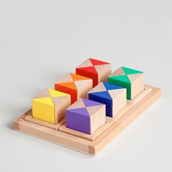 Gorgeous new line of colorful kids toys from Brinca Dada.