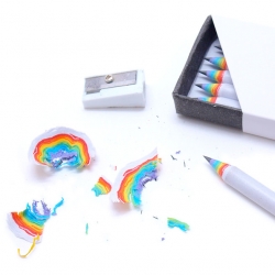 Rainbow pencils from Duncan Shotton.
