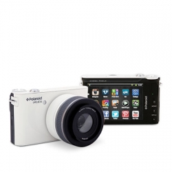 Polaroid's new iM1836 Android Camera, an 18 megapixel, Android powered compact interchangeable-lens smart camera.