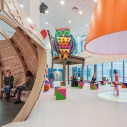 Fantastic new interactive play area at The Royal London Hospital's Children's Hospital designed by Cottreel & Vermelen and Morag Mysercough.