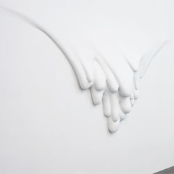 Big Drip by Daniel Arsham at OHWOW gallery in LA.