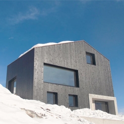 The Lumbrein Residence by Hurst Song Architekten A beautiful holiday home tucked away in the Swiss Alps.