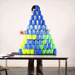 Watch the UK Cup Stacking Champion in action. Impressive and unenhanced footage.