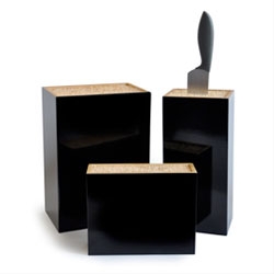 The Mikoto Bamboo knife block from Ekobo is an elegant way to keep your knives in order.