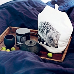 Hedgehog tea cozies, bear duvet covers and bone china Christmas ornaments are all part of the naturally inspired Autumn/Winter homewares range from By Nord.