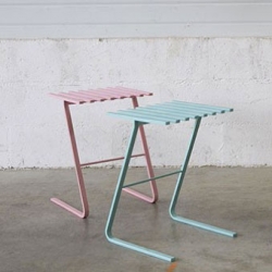 Tabouret LS01, a stool from La Subtile that slots together.