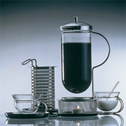 The Cafino Coffee Maker designed by Tassilo von Grolman, one of the prettiest coffee makers I've seen!
