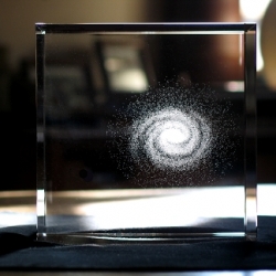 Want a milky way in your pc table? For $700 you can. 80.000 stars inside a cube. Imagination has no limits.