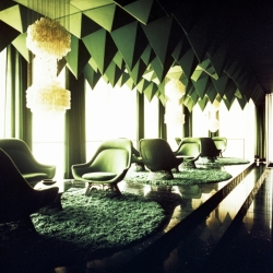 A collection of Verner Panton's influential and experimental interior design work.