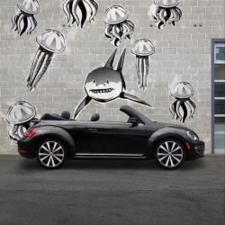 Shark Week starts tomorrow and to celebrate VW posted a Instagram video featuring the Beetle Convertible and a hungry shark.