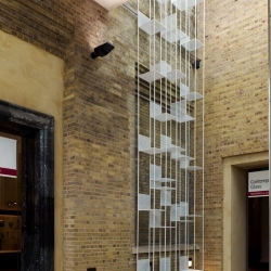 Nendo's 'Mimicry Chairs' installation at Victoria & Albert Museum during London Design Festival until 23rd September.