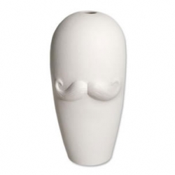While i'm Adler obsessing, this mustached Salvador Vase has so much potential! I want to buy a few, get Shade Elaine to doodle faces on them for me in pencil... and switch it up when we get bored.