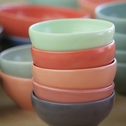 Beautiful handcrafted stoneware ceramics from Bison Australia. Great simple designs and a fantastic palette of colours.